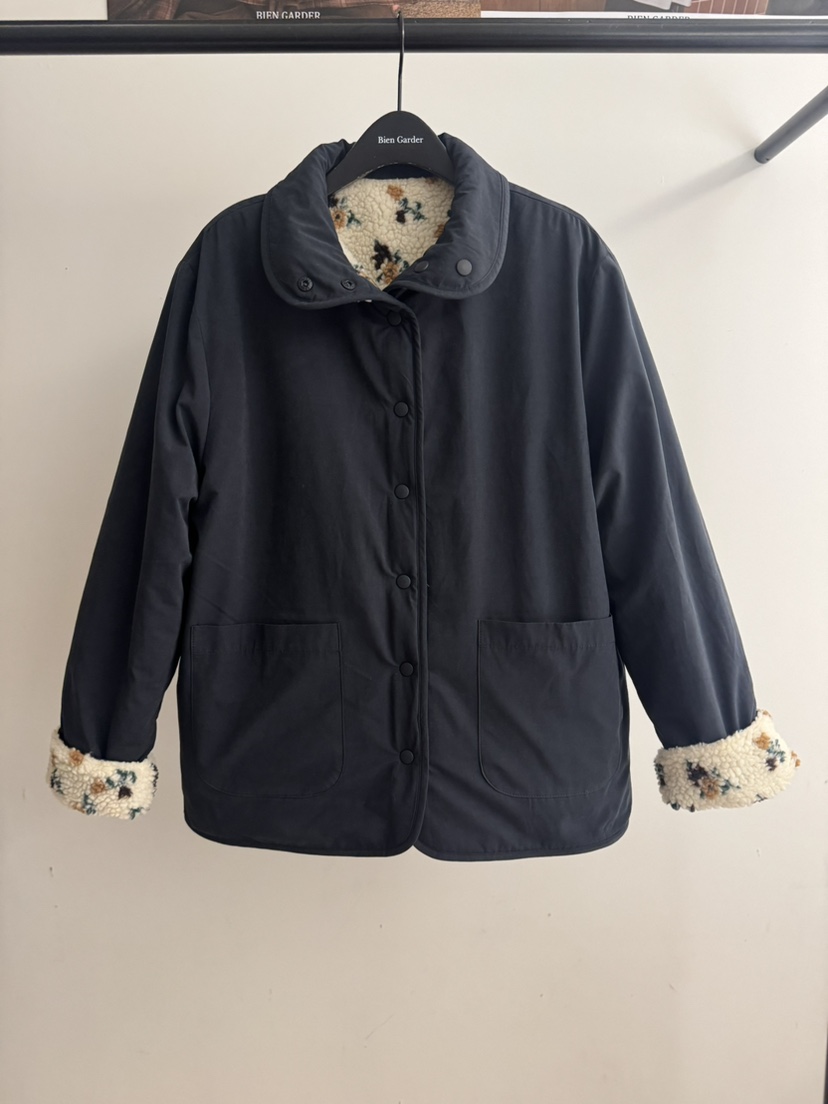 BIEN GARDER韓國代購㊣女裝新品人氣職業25秋冬休閑夾克雙面BIEN GARDER夾克