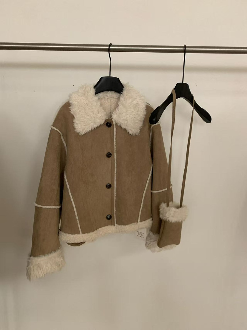 MUSE-P韓國直郵㊣女裝新款職業推薦時尚熱賣休閑人氣短款大衣MUSE-P短款大衣圖色1