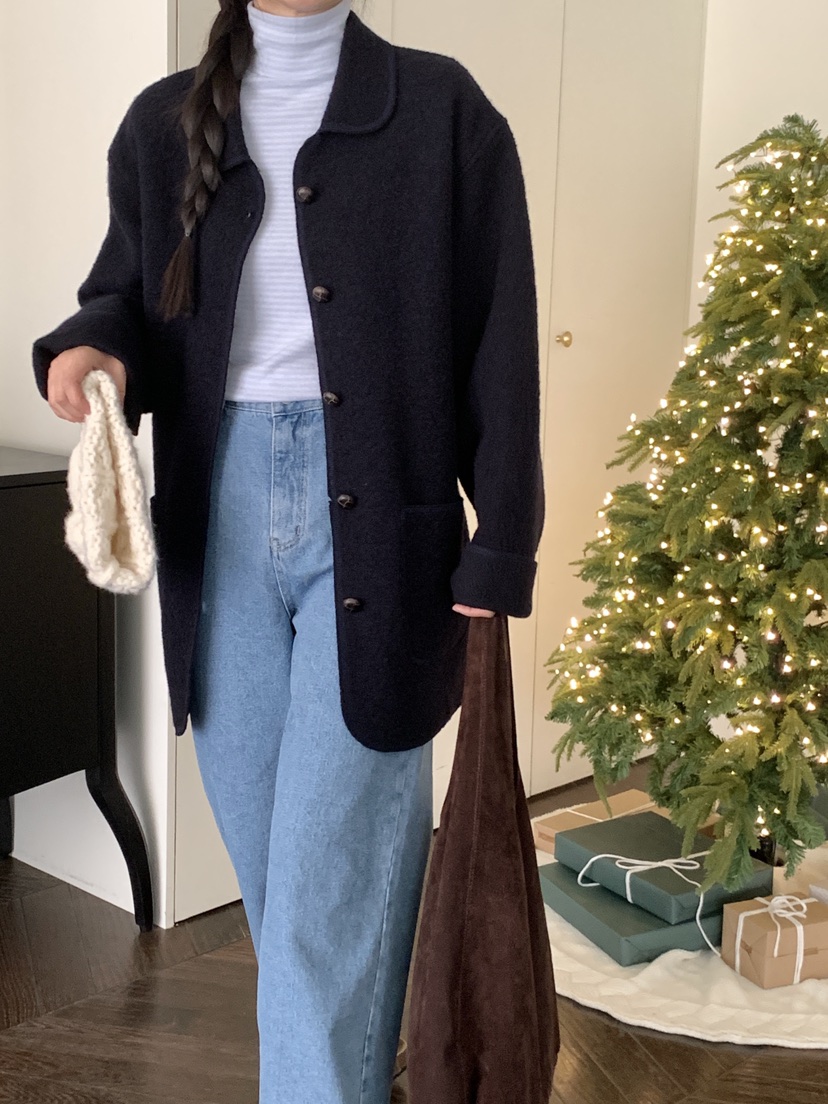 WOOD韓國直郵㊣女裝新品職業休閑時尚熱賣人氣推薦25秋冬長袖T恤WOOD長袖T恤