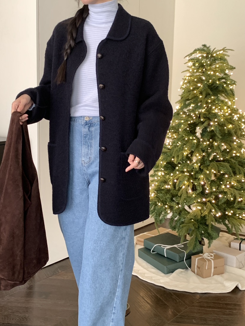 WOOD韓國直郵㊣女裝新品職業休閑時尚熱賣人氣推薦25秋冬長袖T恤WOOD長袖T恤