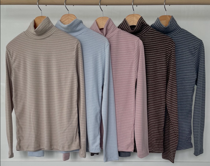 WOOD韓國直郵㊣女裝新品職業休閑時尚熱賣人氣推薦25秋冬長袖T恤WOOD長袖T恤圖色5左五色