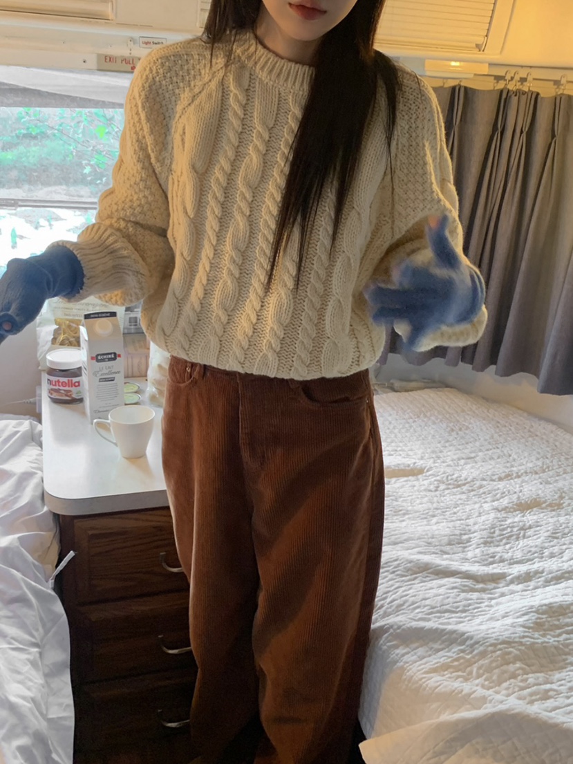 WOOD東大門㊣實拍女士新款25秋冬推薦職業熱賣時尚人氣毛衣WOOD毛衣