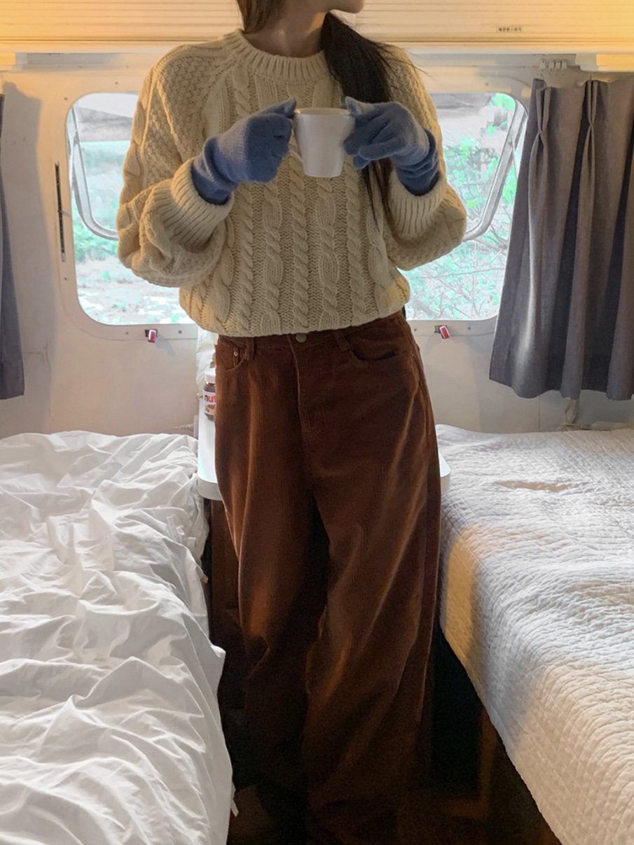 WOOD東大門㊣實拍女士新款25秋冬推薦職業熱賣時尚人氣毛衣WOOD毛衣