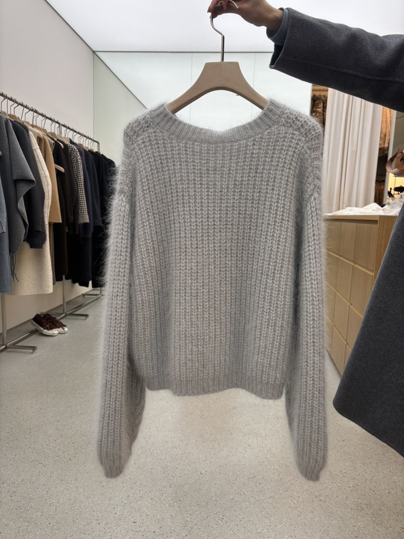 JUJU東大門㊣實拍女裝新品休閑熱賣職業人氣時尚針織衫安哥拉JUJU針織衫