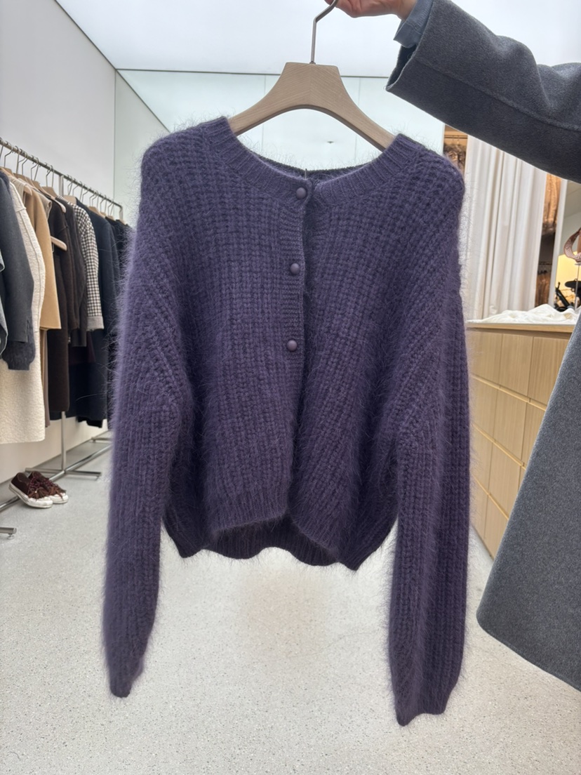 JUJU東大門㊣實拍女裝新品休閑熱賣職業人氣時尚針織衫安哥拉JUJU針織衫圖色2