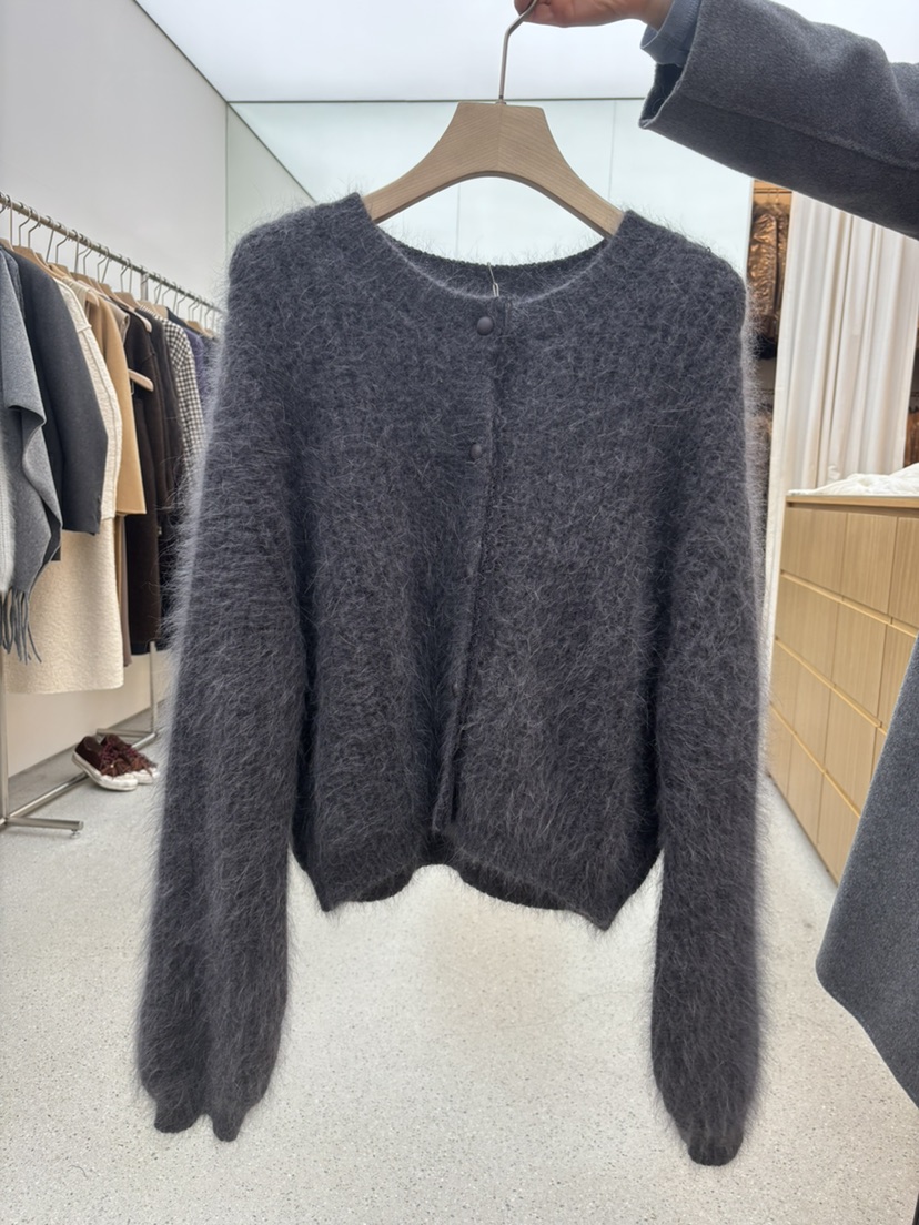 JUJU東大門㊣實拍女裝新品休閑熱賣職業人氣時尚針織衫安哥拉JUJU針織衫圖色3