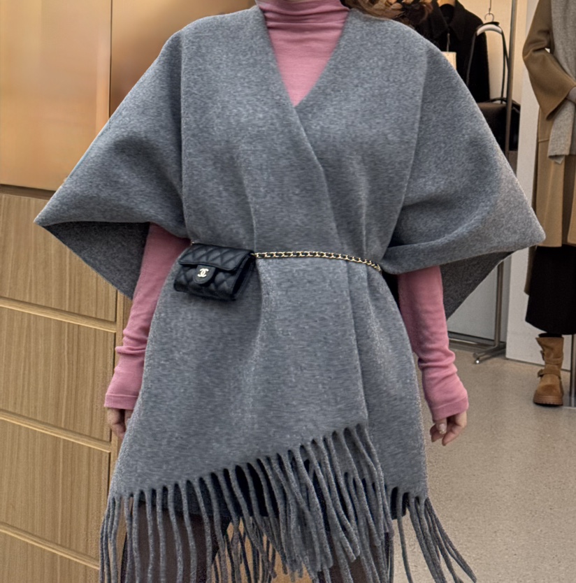 JUJU東大門㊣直郵女士新品職業時尚推薦25秋冬圍巾披肩圍巾JUJU圍巾/披肩