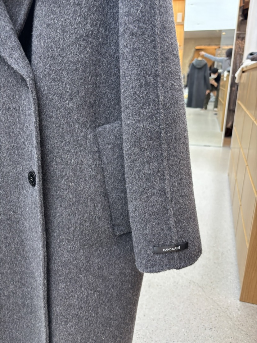 JUJU韓國代購㊣女士新款職業熱賣時尚推薦中長款大衣填充鵝絨JUJU中長款大衣