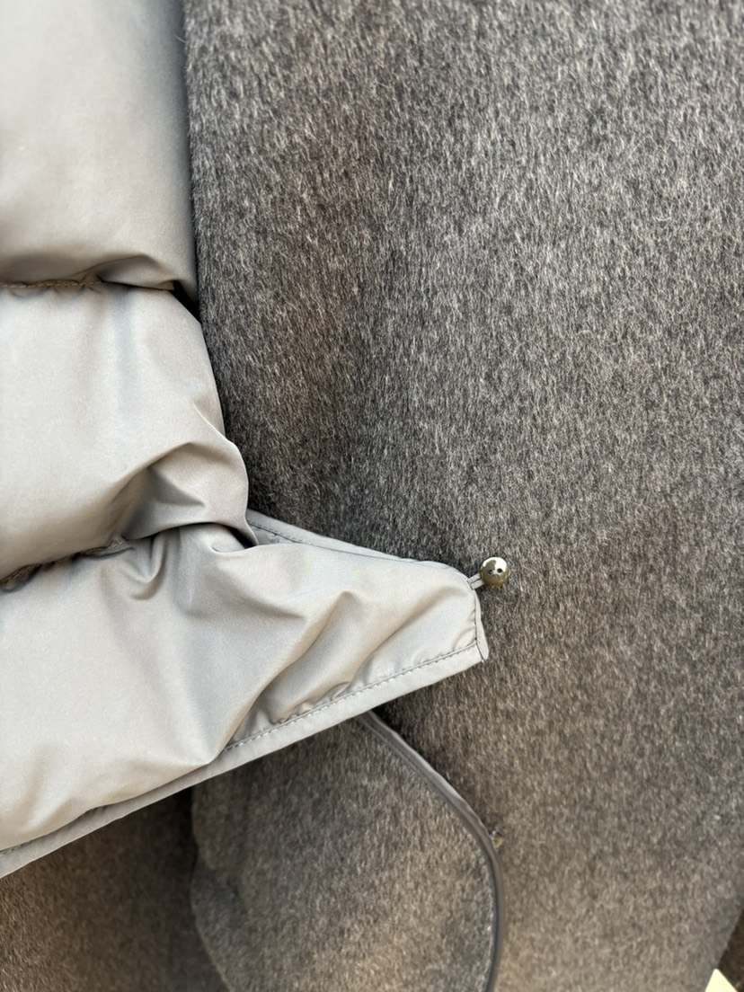 JUJU韓國代購㊣女士新款職業熱賣時尚推薦中長款大衣填充鵝絨JUJU中長款大衣