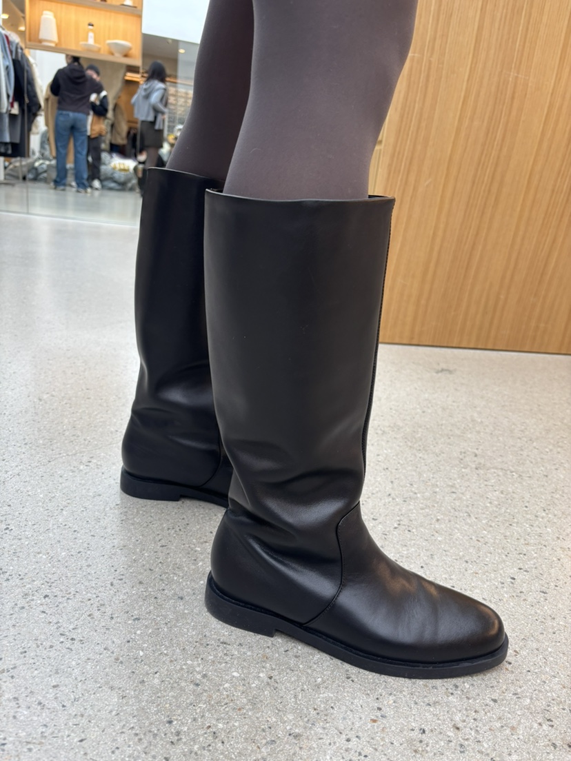 JUJU韓國直郵㊣女士新品職業休閑人氣25秋冬熱賣時尚推薦靴子JUJU靴子