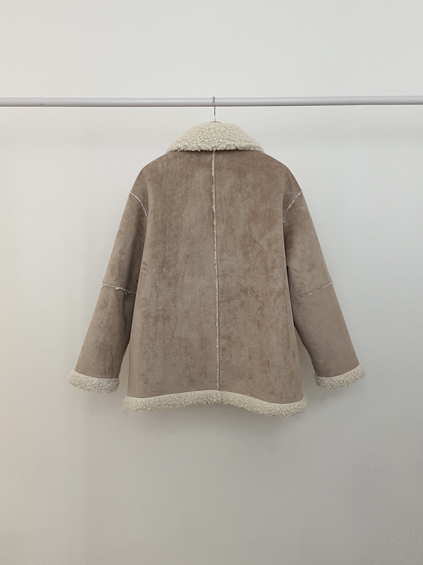 RE:OPENING韓國代購㊣女裝新款人氣職業熱賣中長款大衣兩面穿RE:OPENING中長款大衣