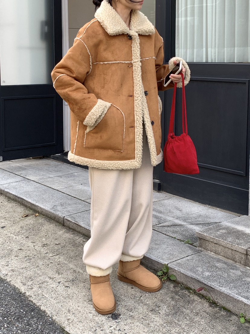 RE:OPENING韓國代購㊣女裝新款人氣職業熱賣中長款大衣兩面穿RE:OPENING中長款大衣