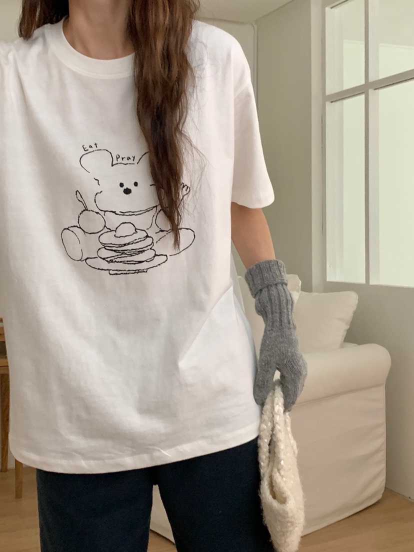 WOOD東大門㊣實拍女士新品人氣推薦休閑職業時尚25秋冬熱賣T恤WOODT恤