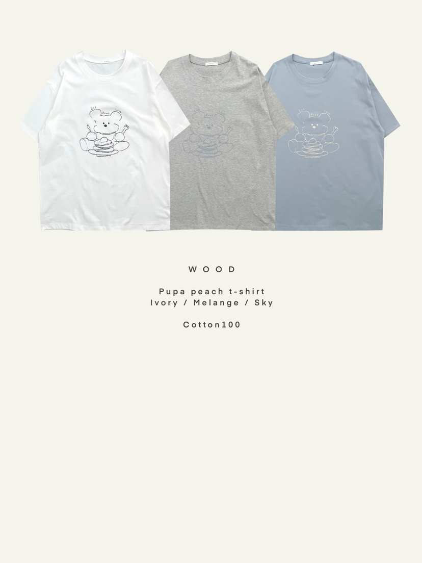 WOOD東大門㊣實拍女士新品人氣推薦休閑職業時尚25秋冬熱賣T恤WOODT恤