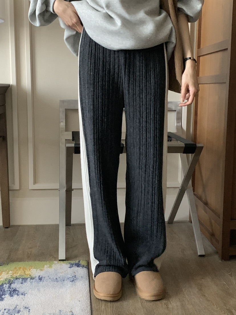 FRILL-T韓國直郵㊣女裝新品25秋冬休閑熱賣推薦時尚休閑褲FRILL-T休閑褲圖色1