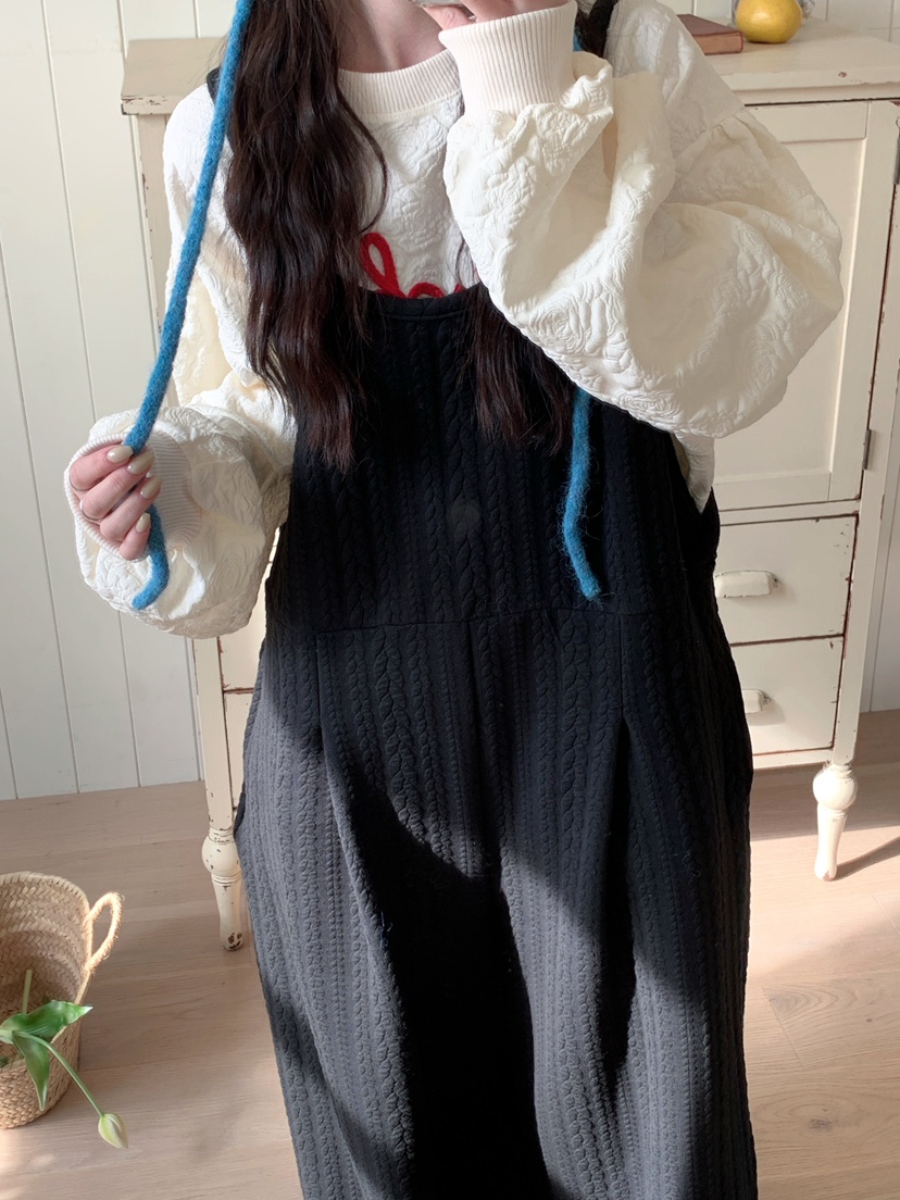 MAISONDEGLORY東大門㊣實拍女士新品熱賣休閑背帶褲不含內搭MAISON DE GLORY背帶褲