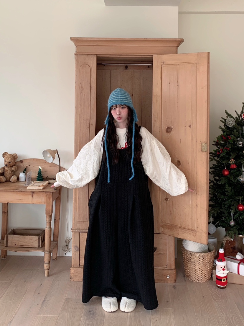 MAISONDEGLORY東大門㊣實拍女士新品熱賣休閑背帶褲不含內搭MAISON DE GLORY背帶褲