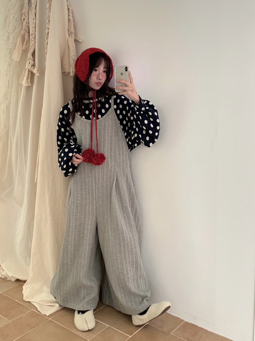 MAISONDEGLORY東大門㊣實拍女士新品熱賣休閑背帶褲不含內搭MAISON DE GLORY背帶褲