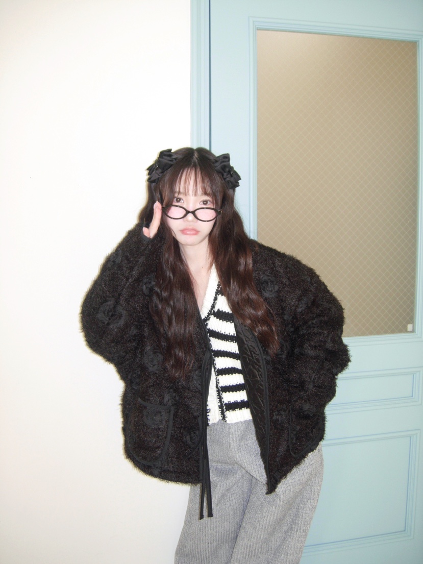 MAISONDEGLORY韓國直郵㊣女裝新款時尚人氣休閑25秋冬短款大衣MAISON DE GLORY短款大衣