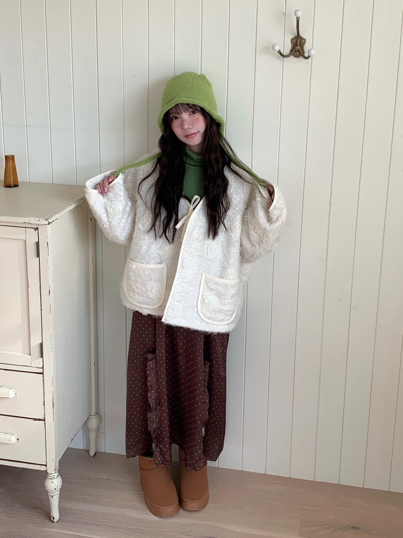 MAISONDEGLORY韓國直郵㊣女裝新款時尚人氣休閑25秋冬短款大衣MAISON DE GLORY短款大衣