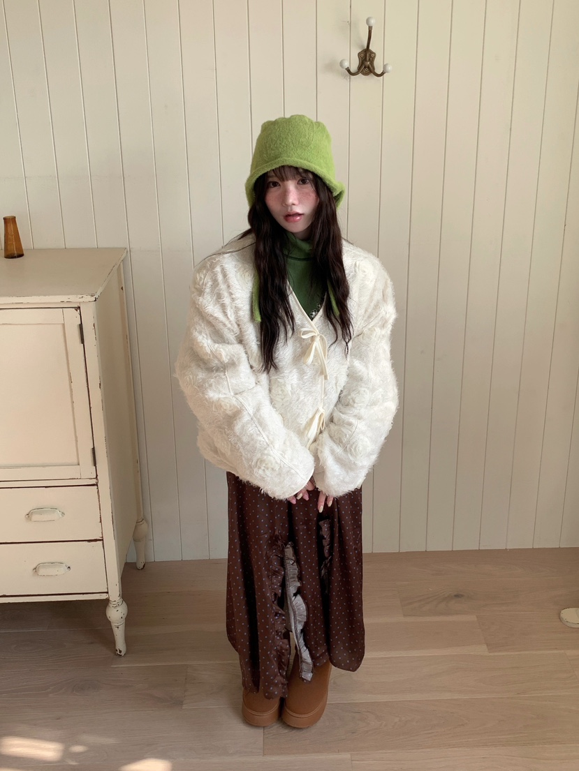 MAISONDEGLORY韓國直郵㊣女裝新款時尚人氣休閑25秋冬短款大衣MAISON DE GLORY短款大衣