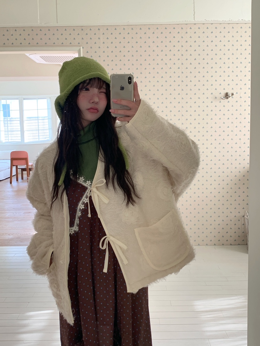 MAISONDEGLORY韓國直郵㊣女裝新款時尚人氣休閑25秋冬短款大衣MAISON DE GLORY短款大衣圖色2