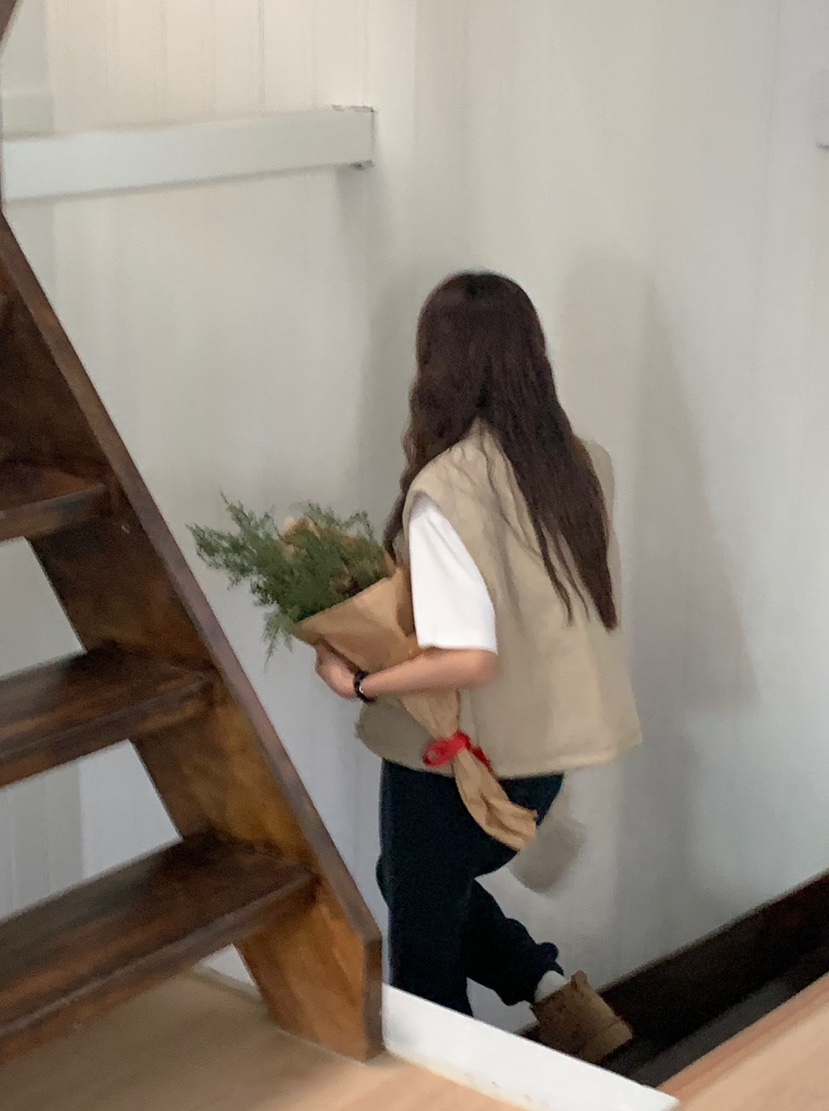 WOOD東大門㊣直郵女裝新品人氣休閑25秋冬時尚職業馬甲填充WOOD馬甲