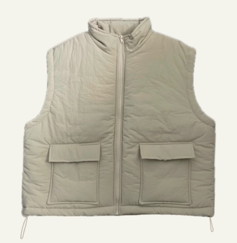 WOOD東大門㊣直郵女裝新品人氣休閑25秋冬時尚職業馬甲填充WOOD馬甲圖色1