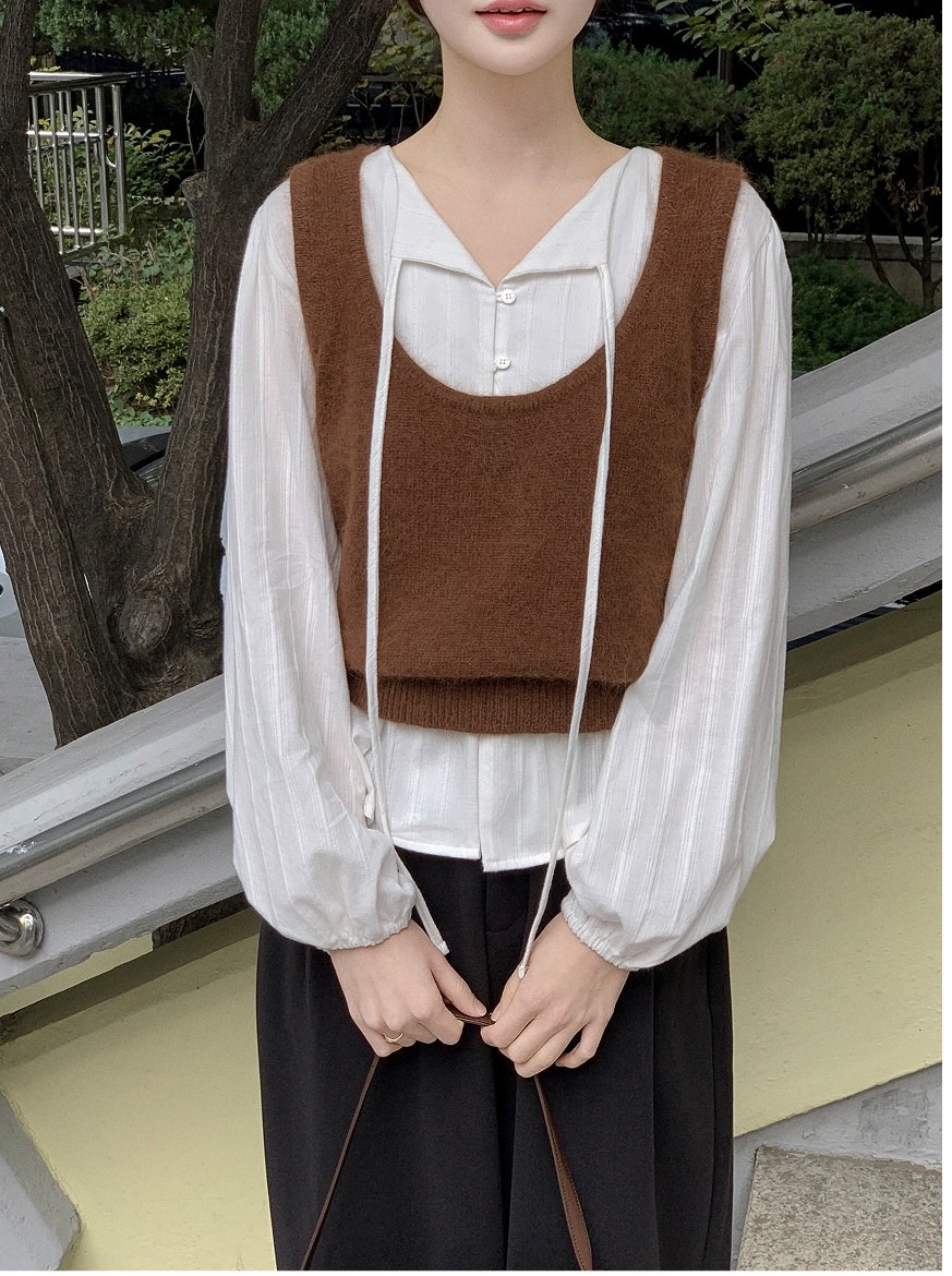 FRILL-T韓國代購㊣女士新品時尚熱賣推薦休閑職業襯衫蕾絲衫FRILL-T襯衫/蕾絲衫