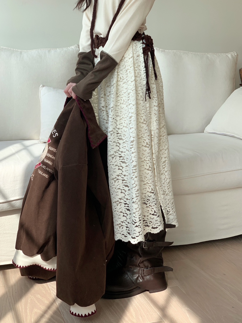 MAISONDEGLORY東大門㊣直郵女士新款休閑人氣職業長裙裹身裙MAISON DE GLORY長裙