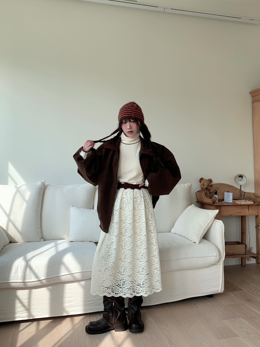 MAISONDEGLORY東大門㊣直郵女士新款休閑人氣職業長裙裹身裙MAISON DE GLORY長裙