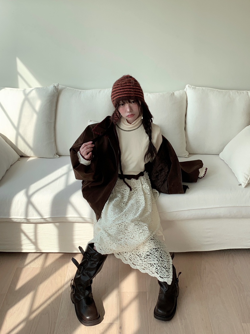 MAISONDEGLORY東大門㊣直郵女士新款休閑人氣職業長裙裹身裙MAISON DE GLORY長裙