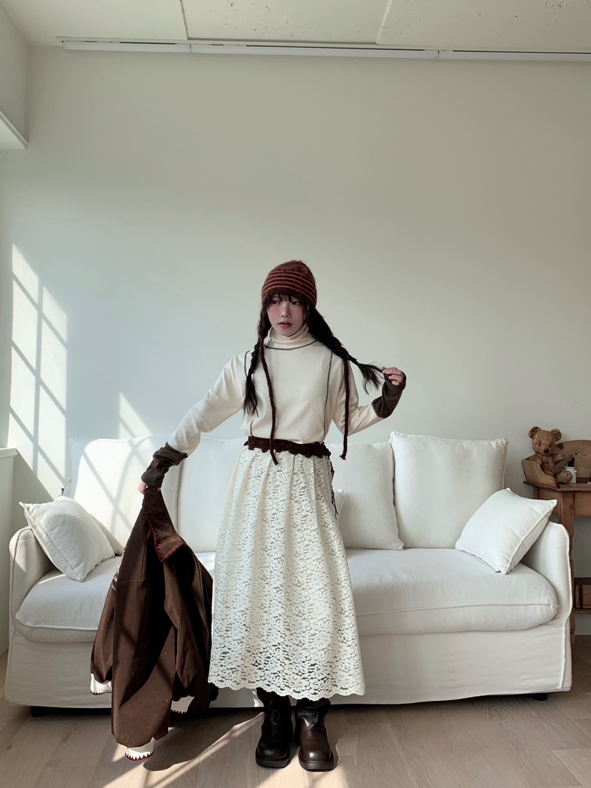 MAISONDEGLORY東大門㊣直郵女士新款休閑人氣職業長裙裹身裙MAISON DE GLORY長裙