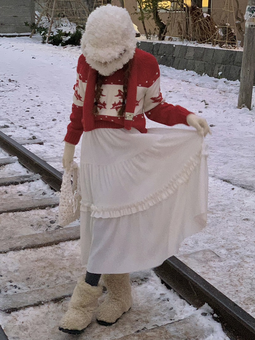 FRILL-T東大門㊣直郵女士新品休閑熱賣職業時尚推薦25秋冬長裙FRILL-T長裙