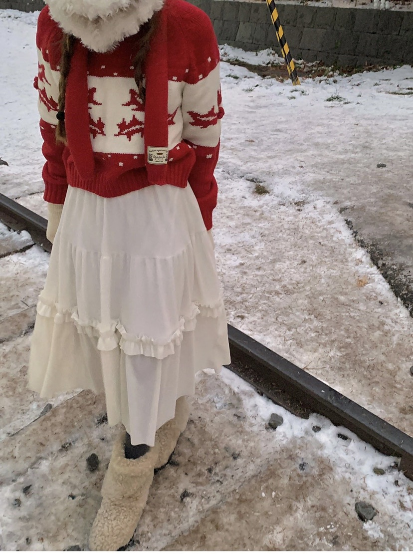 FRILL-T東大門㊣直郵女士新品休閑熱賣職業時尚推薦25秋冬長裙FRILL-T長裙