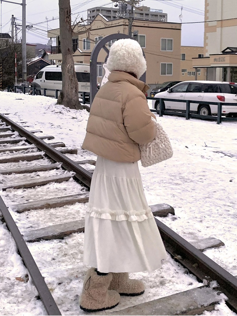 FRILL-T東大門㊣直郵女士新品休閑熱賣職業時尚推薦25秋冬長裙FRILL-T長裙