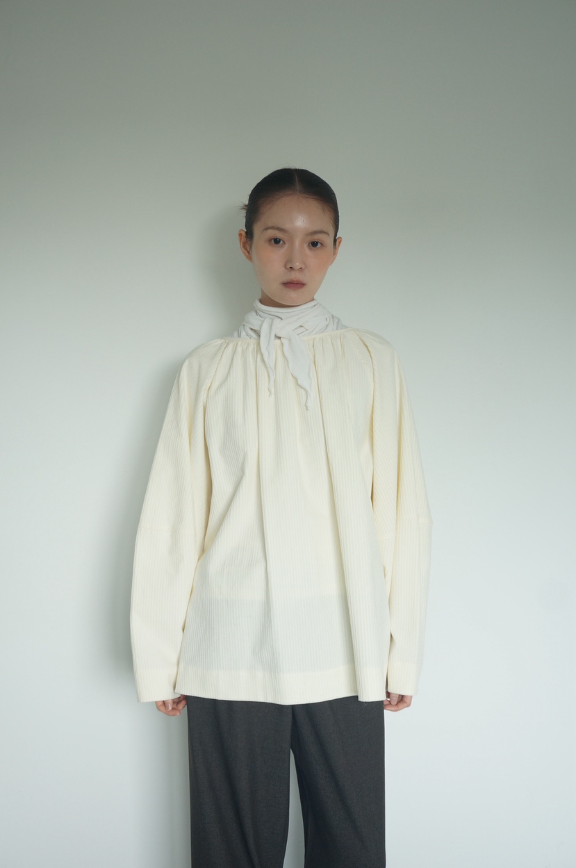 OURS韓國直郵㊣女士新品人氣時尚職業25秋冬休閑長袖T恤圍巾OURS長袖T恤