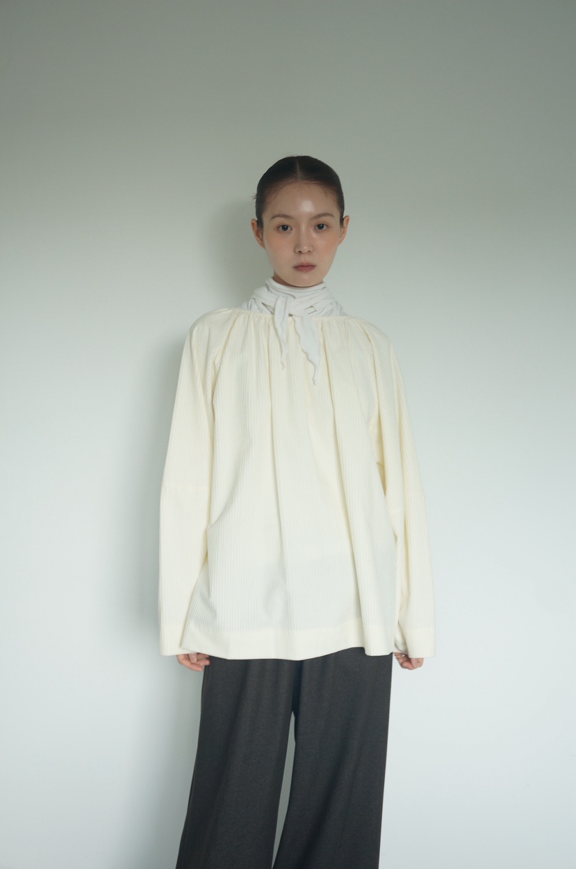 OURS韓國直郵㊣女士新品人氣時尚職業25秋冬休閑長袖T恤圍巾OURS長袖T恤