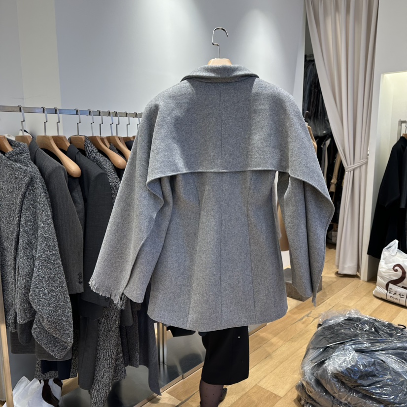 VAN NZILL東大門㊣直郵女裝新品推薦25秋冬人氣中長款大衣VAN NZILL中長款大衣