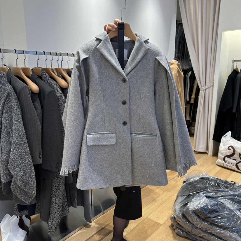 VAN NZILL東大門㊣直郵女裝新品推薦25秋冬人氣中長款大衣VAN NZILL中長款大衣圖色1