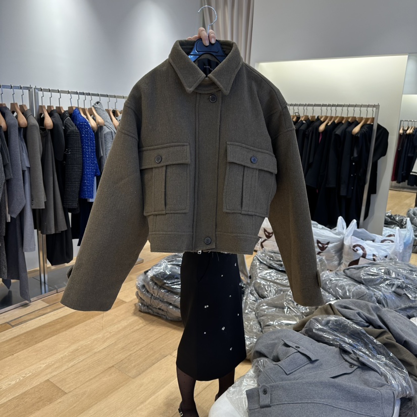 VAN NZILL韓國直郵㊣女士新款人氣職業推薦休閑時尚25秋冬夾克VAN NZILL夾克圖色1