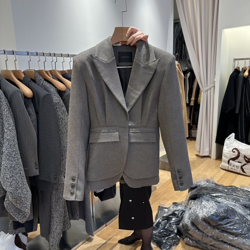 VAN NZILL韓國代購㊣女士新款推薦25秋冬時尚職業休閑夾克VAN NZILL夾克圖色2