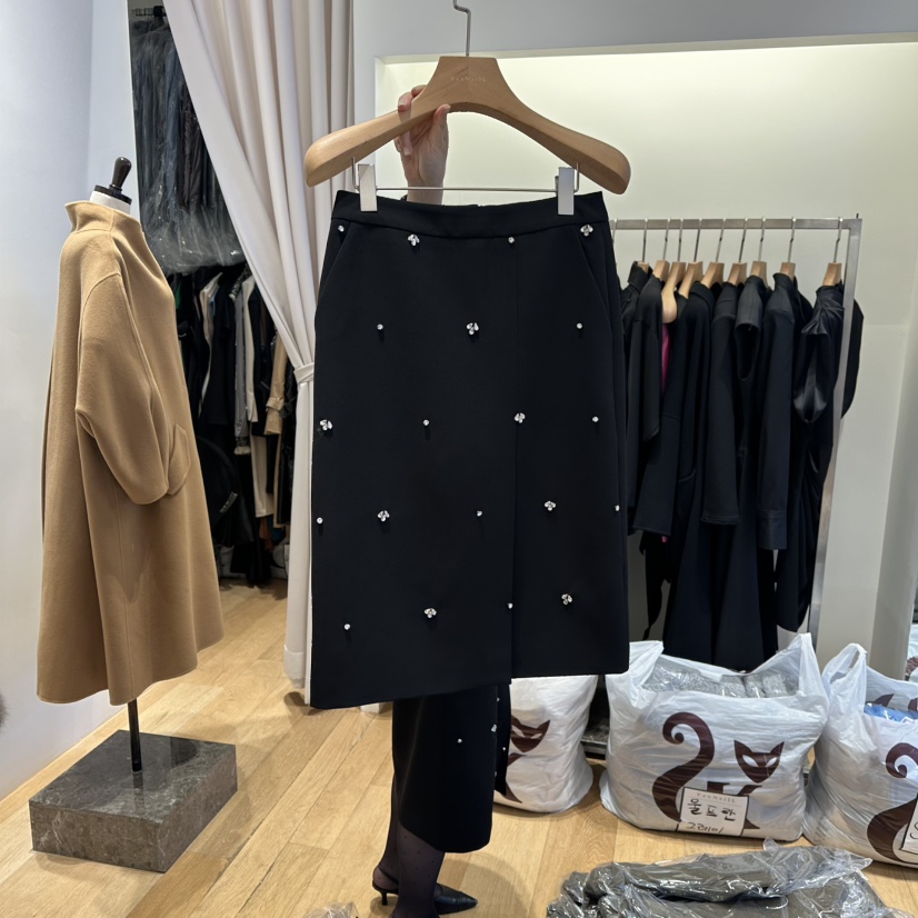 VAN NZILL韓國直郵㊣女裝新款職業時尚25秋冬熱賣人氣長裙VAN NZILL長裙圖色2