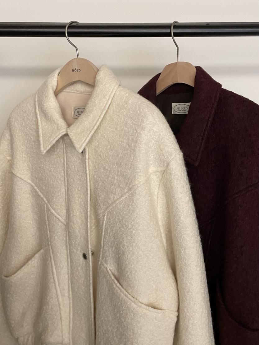 BOLD-A東大門㊣直郵女裝新款熱賣時尚25秋冬人氣推薦短款大衣RE BOLD短款大衣