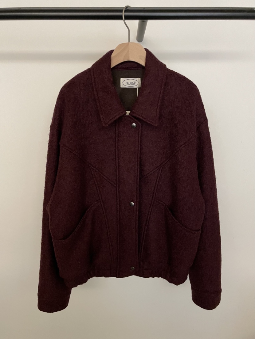 BOLD-A東大門㊣直郵女裝新款熱賣時尚25秋冬人氣推薦短款大衣RE BOLD短款大衣圖色2