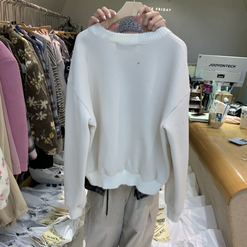 BLACKFRIDAY東大門㊣直郵女士新款人氣時尚熱賣職業衛衣加絨BLACK FRIDAY衛衣