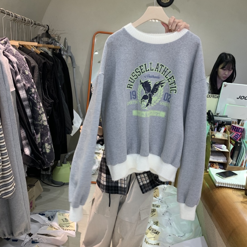 BLACKFRIDAY東大門㊣直郵女士新款人氣時尚熱賣職業衛衣加絨BLACK FRIDAY衛衣圖色4