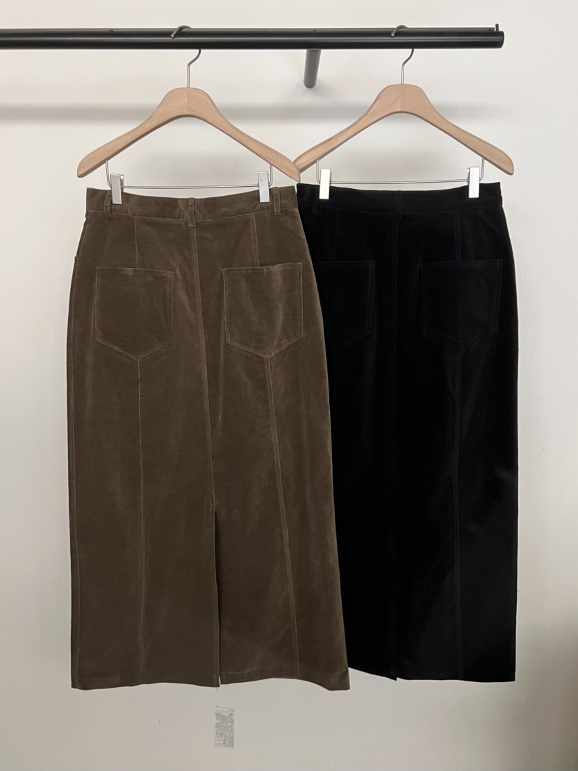 BOLD-A東大門㊣直郵女裝新款職業熱賣人氣時尚推薦長裙天鵝絨RE BOLD長裙