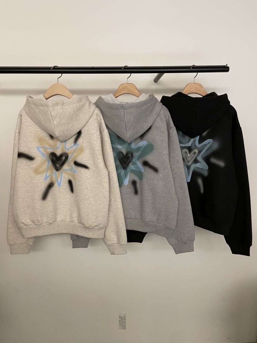 BOLD-A韓國直郵㊣女裝新品推薦時尚熱賣25秋冬衛衣加絨拉鏈RE BOLD衛衣