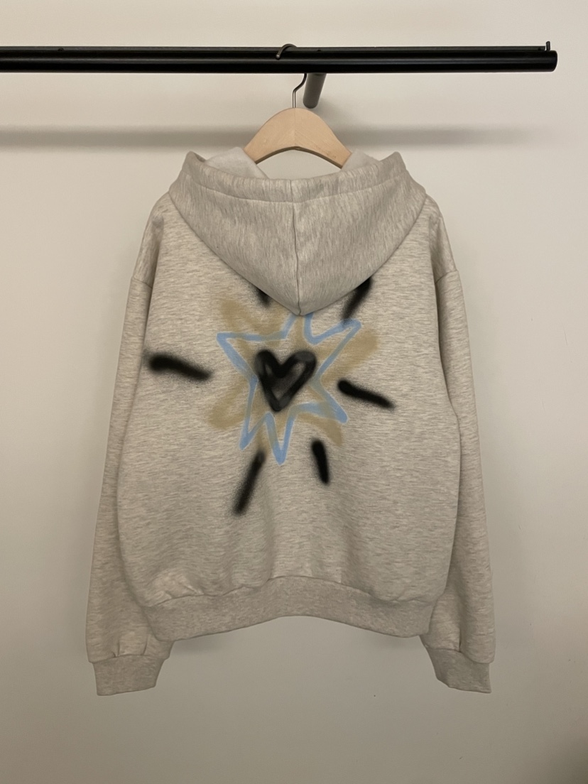 BOLD-A韓國直郵㊣女裝新品推薦時尚熱賣25秋冬衛衣加絨拉鏈RE BOLD衛衣